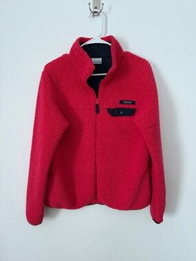 Columbia Women’s Mountain Side Heavyweight Fleece Jacket Size L Cozy